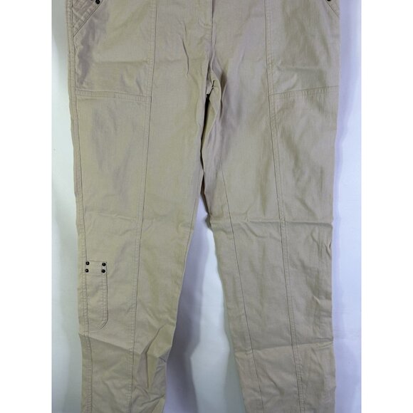Jamie Sadock Nylon Pants Golf Tennis Grommet Embellished - Picture 3 of 10